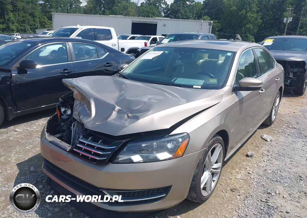 2015 Volkswagen Passat 2.0L Tdi Se VIN:1VWBV7A37FC032539 - 2