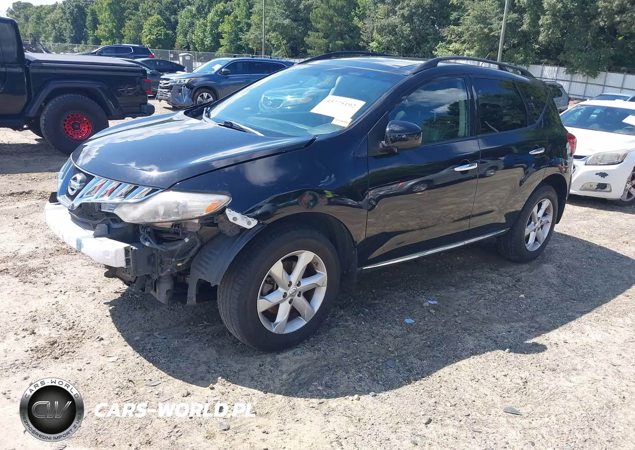 2010 Nissan Murano Sl VIN:JN8AZ1MW5AW108633 - 2