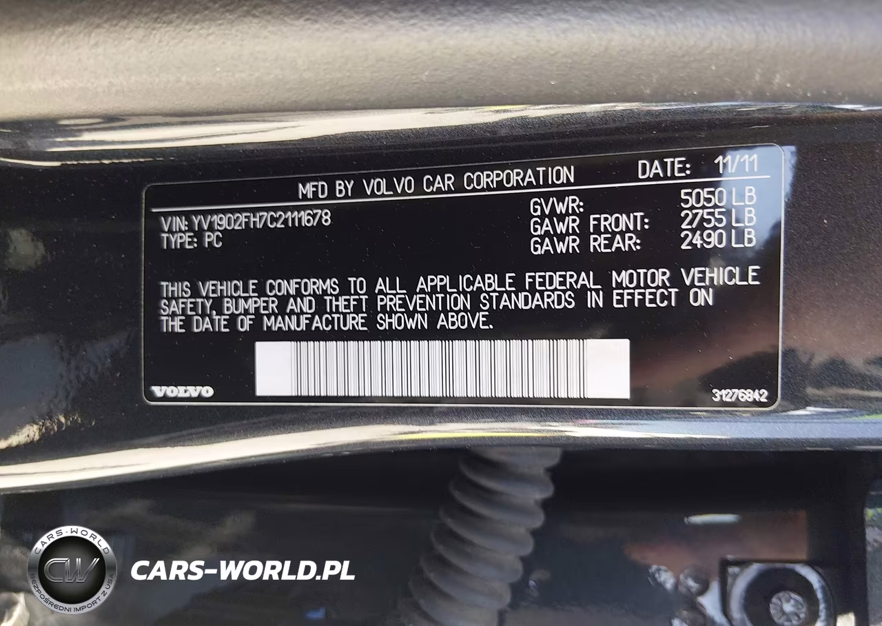 2012 Volvo S60 T6 VIN:YV1902FH7C2111678 - 9