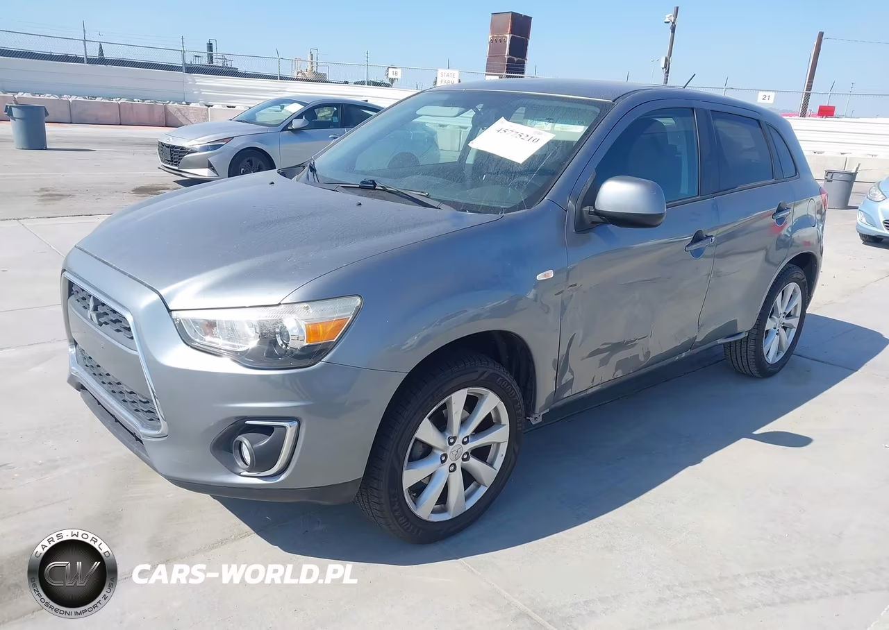 2014 Mitsubishi Outlander Sport Es VIN:4A4AP3AU5EE028981 - 2