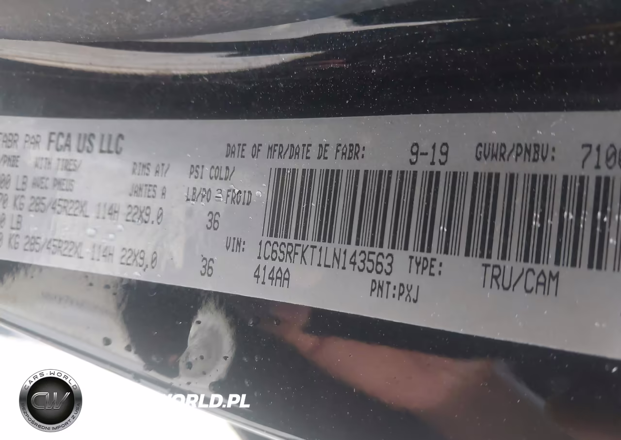 2020 Ram 1500 Longhorn VIN:1C6SRFKT1LN143563 - 9