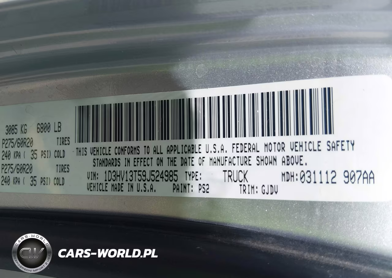 2009 Dodge Ram 1500 Laramie VIN:1D3HV13T59J524985 - 9