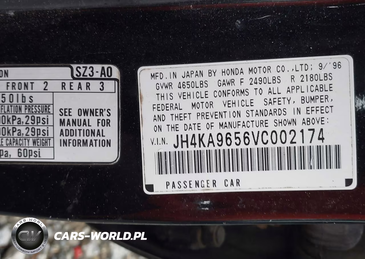 1997 Acura Rl 3.5 VIN:JH4KA9656VC002174 - 9