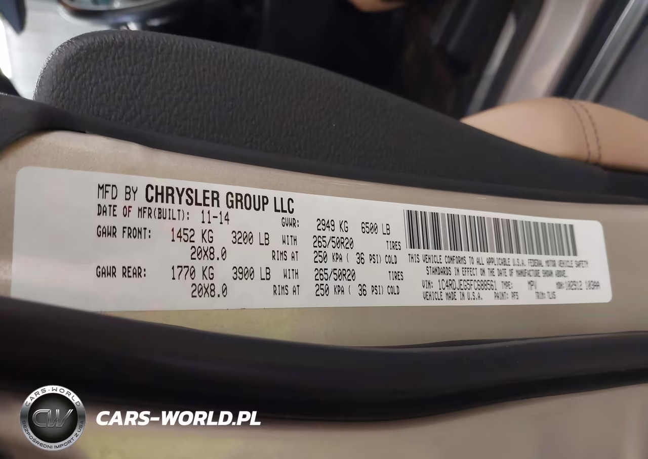 2015 Dodge Durango Citadel VIN:1C4RDJEG5FC688561 - 9