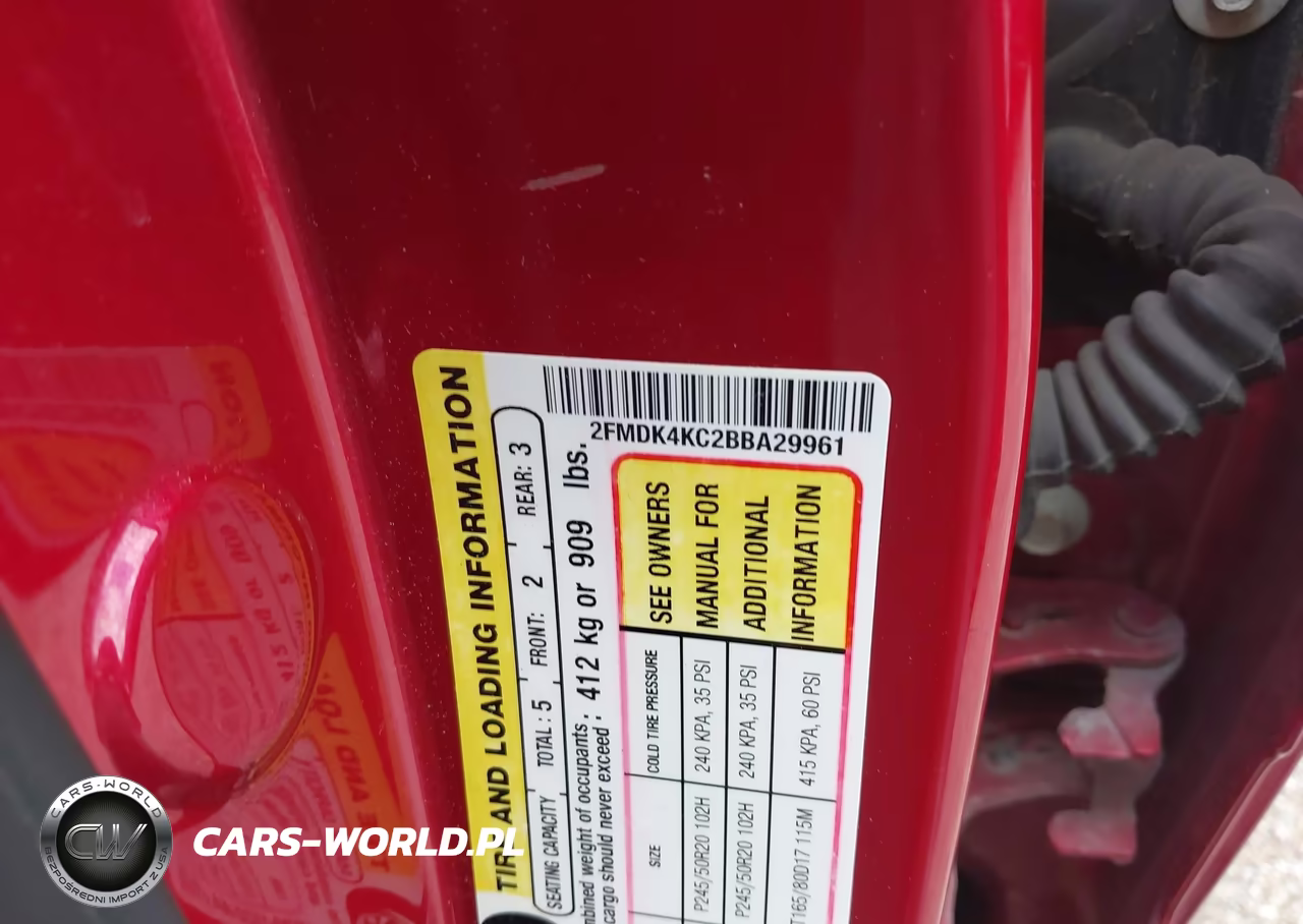 2011 Ford Edge Limited VIN:2FMDK4KC2BBA29961 - 9