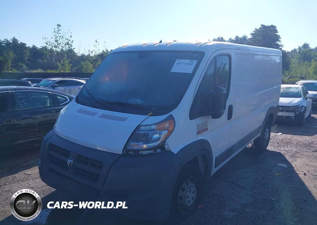 2017 Ram Promaster 1500 Low Roof 136 Wb VIN:3C6TRVAG8HE542937 - 2