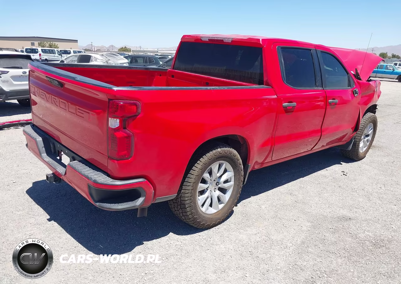 2022 Chevrolet Silverado 1500 2Wd Short Bed Custom VIN:1GCPABEK4NZ516480 - 4
