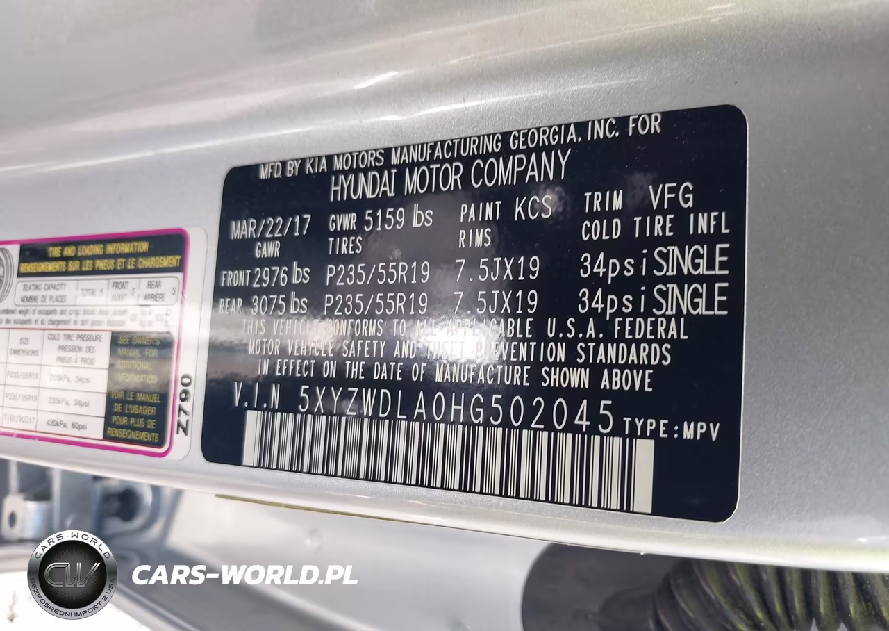 2017 Hyundai Santa Fe Sport 2.0T Ultimate VIN:5XYZWDLA0HG502045 - 9