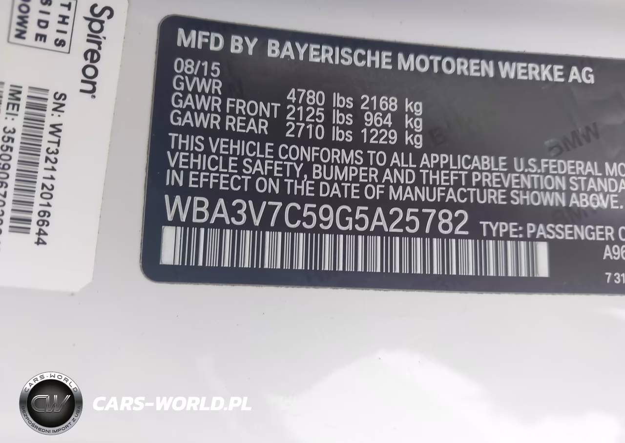 2016 BMW 428I VIN:WBA3V7C59G5A25782 - 9