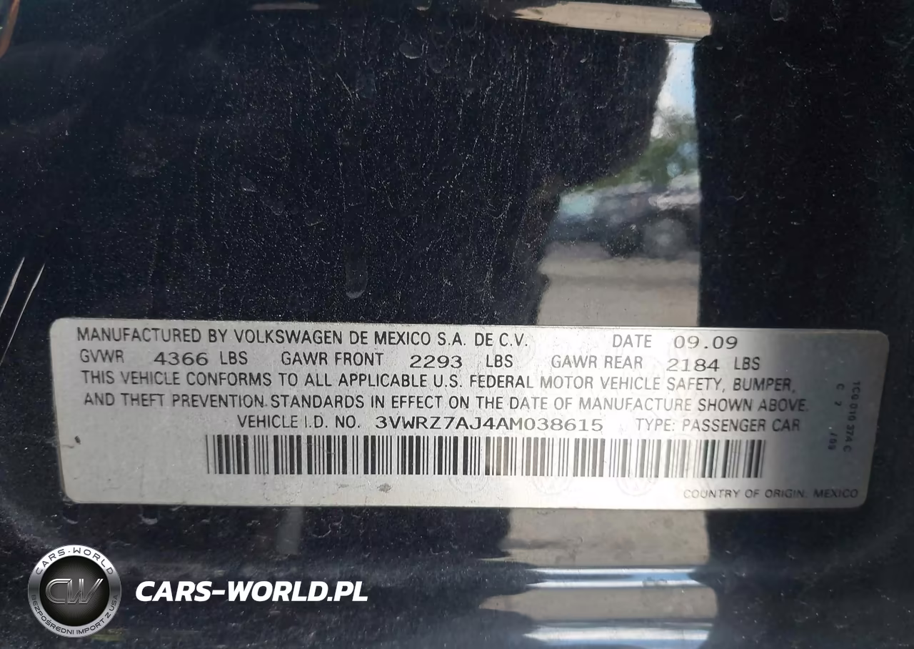 2010 Volkswagen Jetta Se VIN:3VWRZ7AJ4AM038615 - 9