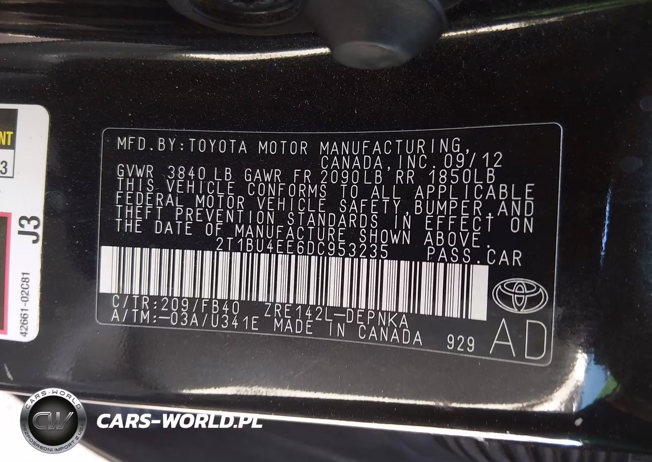 2013 Toyota Corolla Le VIN:2T1BU4EE6DC953235 - 9
