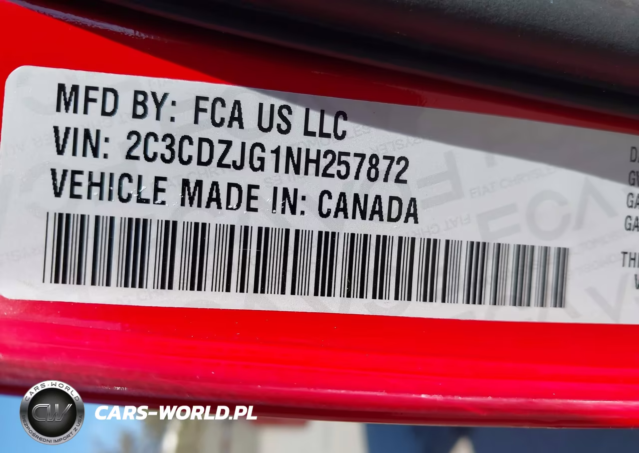 2022 Dodge Challenger Gt VIN:2C3CDZJG1NH257872 - 9