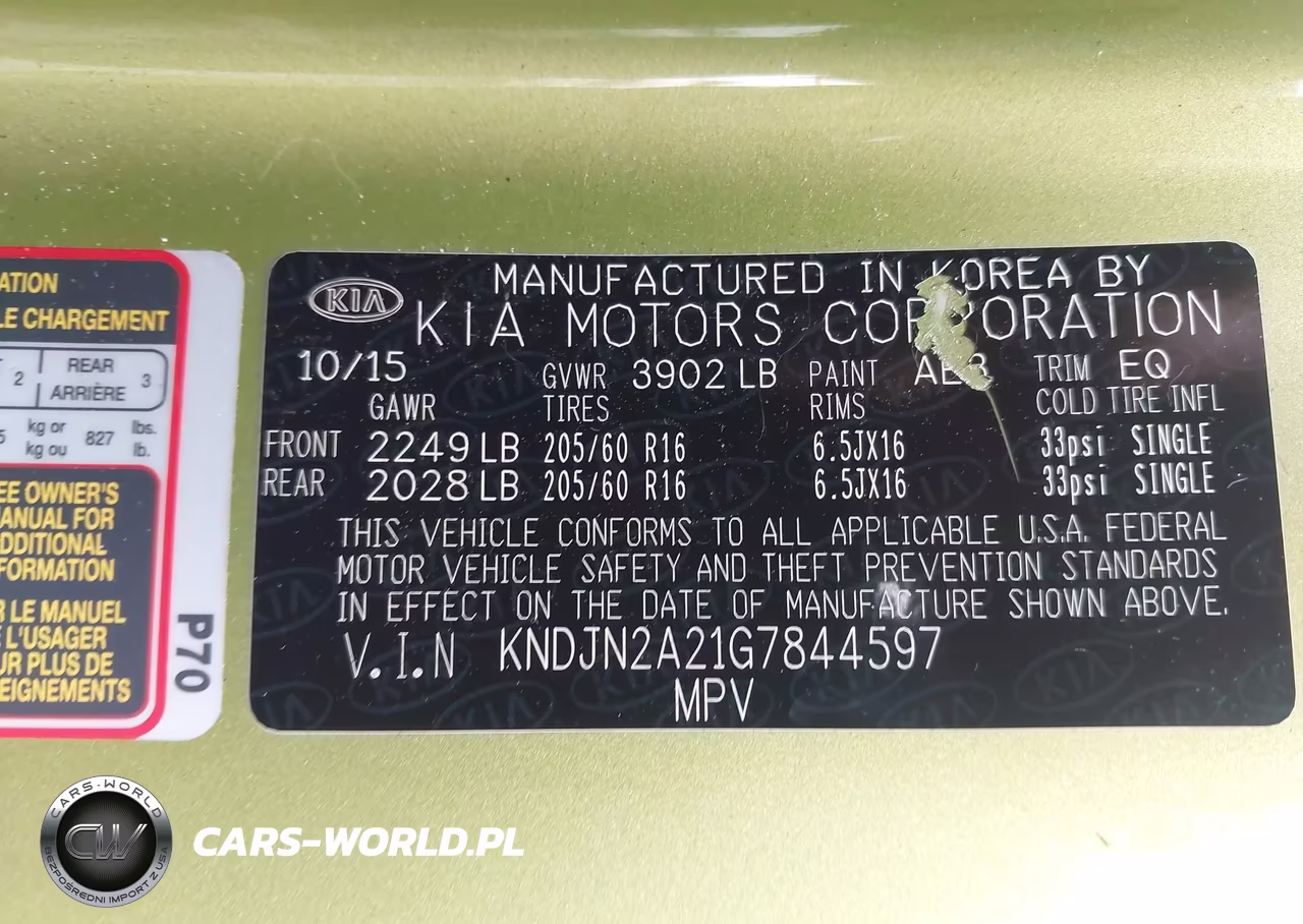 2016 Kia Soul VIN:KNDJN2A21G7844597 - 9