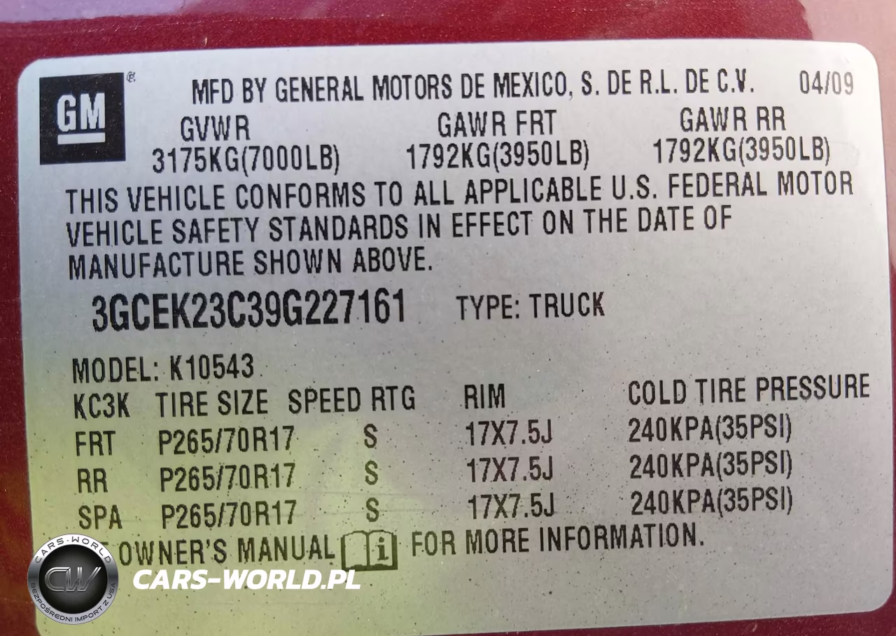 2009 Chevrolet Silverado 1500 Lt VIN:3GCEK23C39G227161 - 9