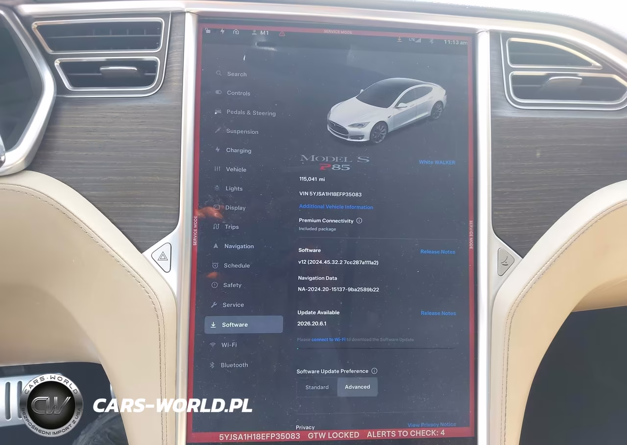 2014 Tesla Model S P85 VIN:5YJSA1H18EFP35083 - 7