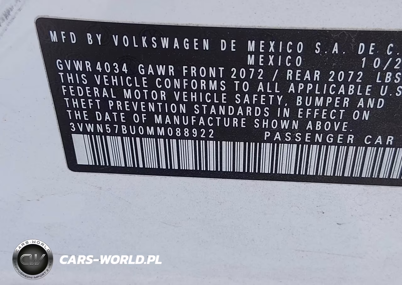 2021 Volkswagen Jetta 1.4T R-Line-1.4T S VIN:3VWN57BU0MM088922 - 9