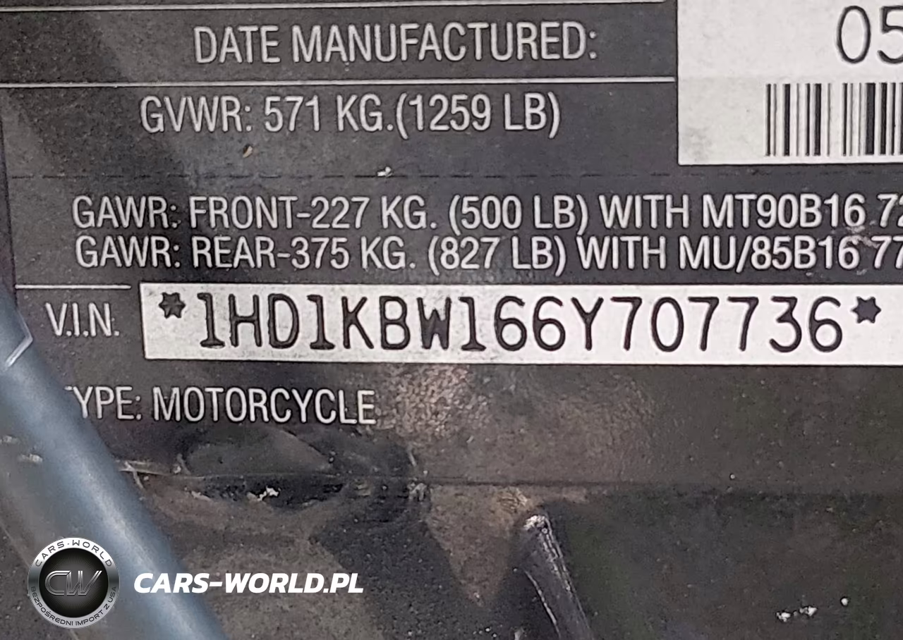 2006 Harley-Davidson Flhxi VIN:1HD1KBW166Y707736 - 10