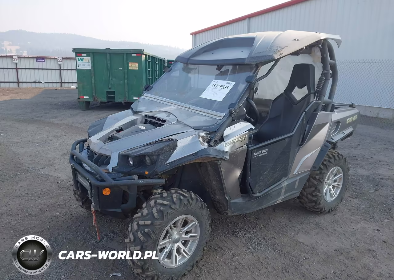 2013 Can-Am Commander 1000 Xt VIN:3JBKKXP1XDJ001450 - 2