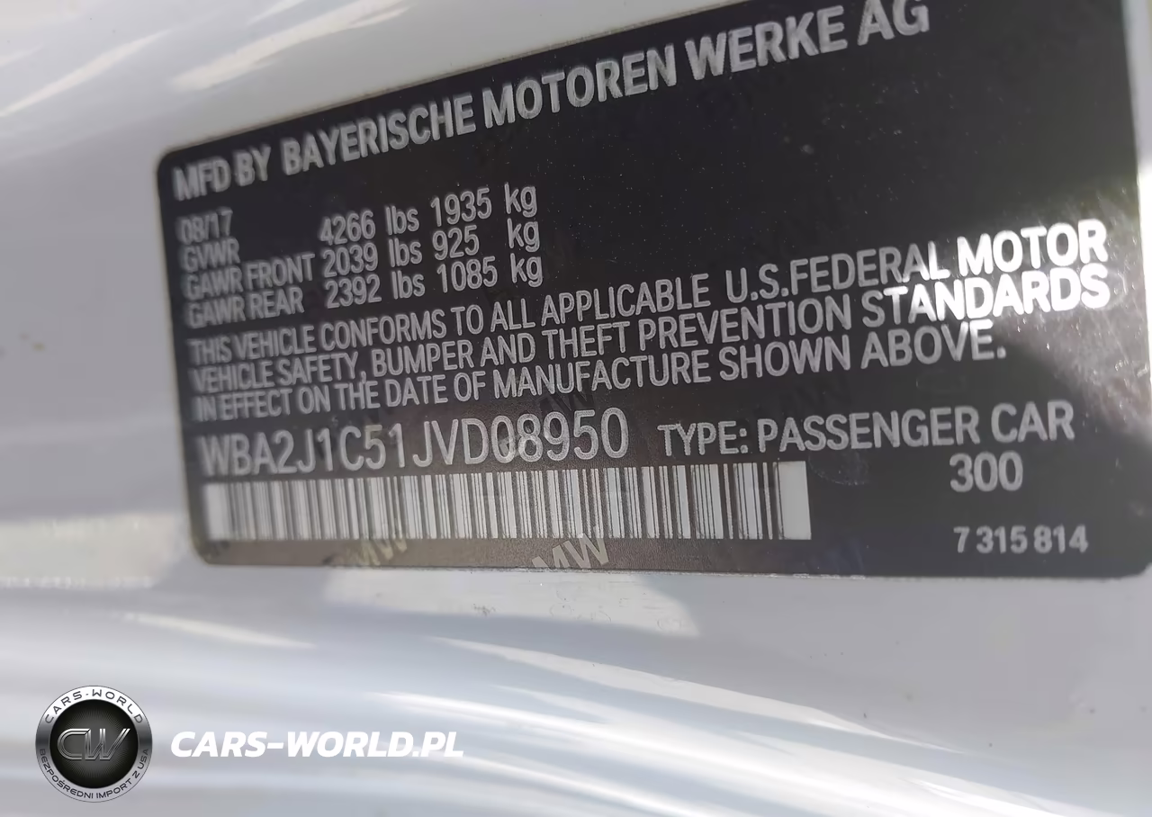 2018 BMW 230I VIN:WBA2J1C51JVD08950 - 9