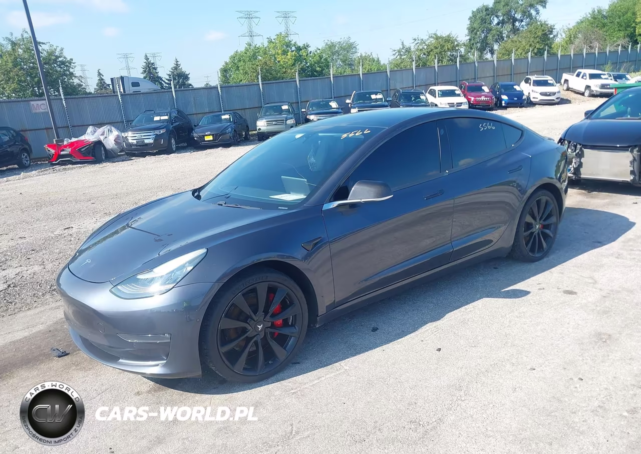 2019 Tesla Model 3 Long Range-Performance VIN:5YJ3E1EB9KF438423 - 2