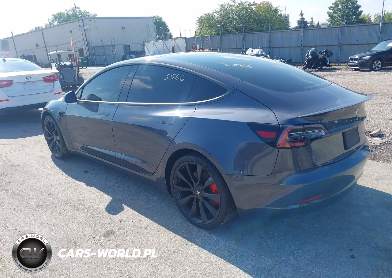 2019 Tesla Model 3 Long Range-Performance VIN:5YJ3E1EB9KF438423 - 3