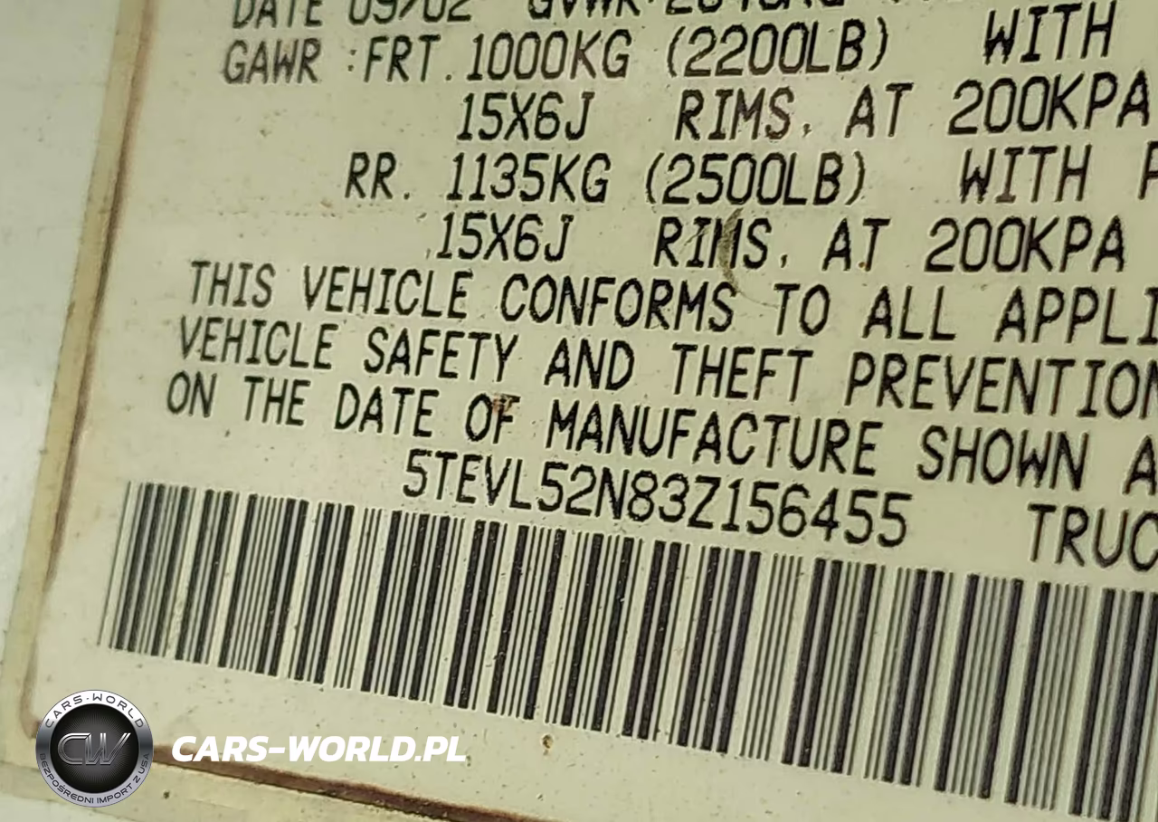 2003 Toyota Tacoma VIN:5TEVL52N83Z156455 - 9