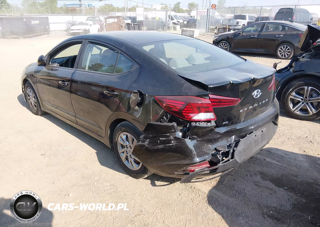 2019 Hyundai Elantra Se VIN:KMHD74LF1KU839618 - 3
