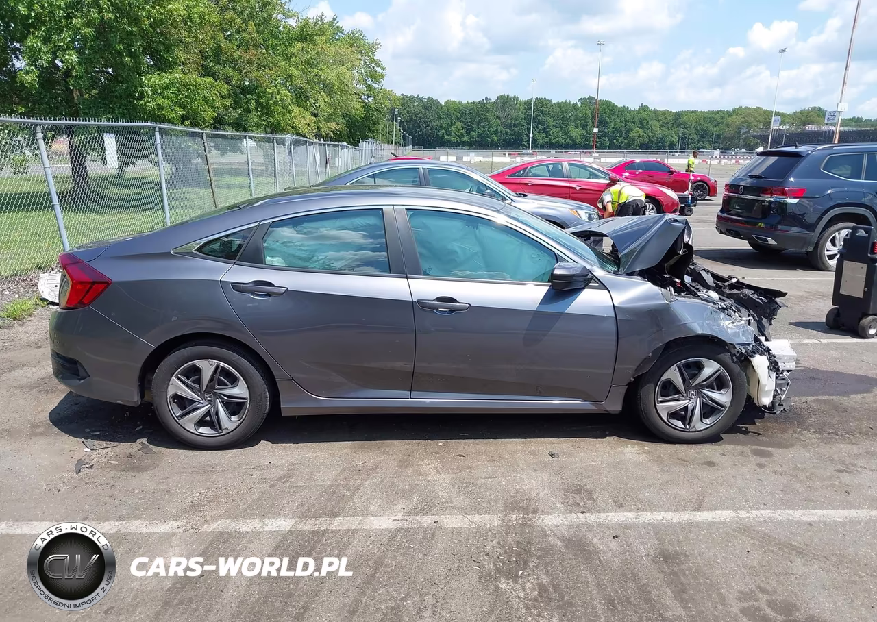 2019 Honda Civic Lx VIN:2HGFC2F67KH591484 - 13