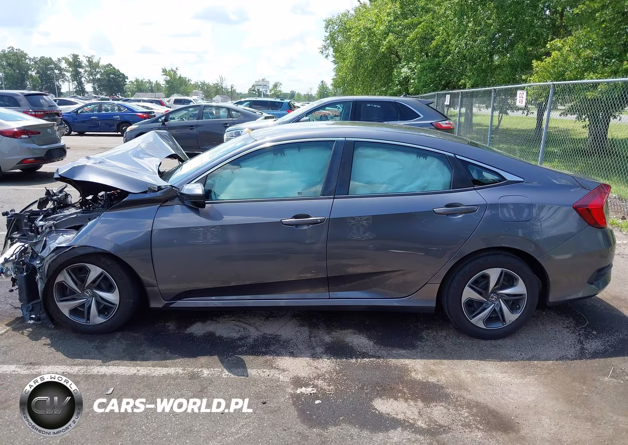 2019 Honda Civic Lx VIN:2HGFC2F67KH591484 - 14