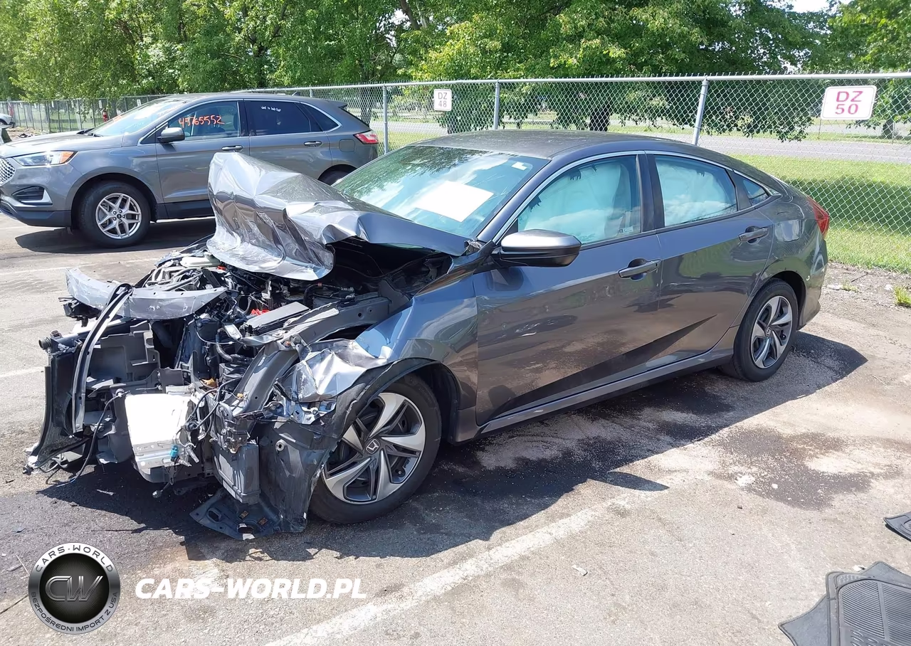 2019 Honda Civic Lx VIN:2HGFC2F67KH591484 - 2