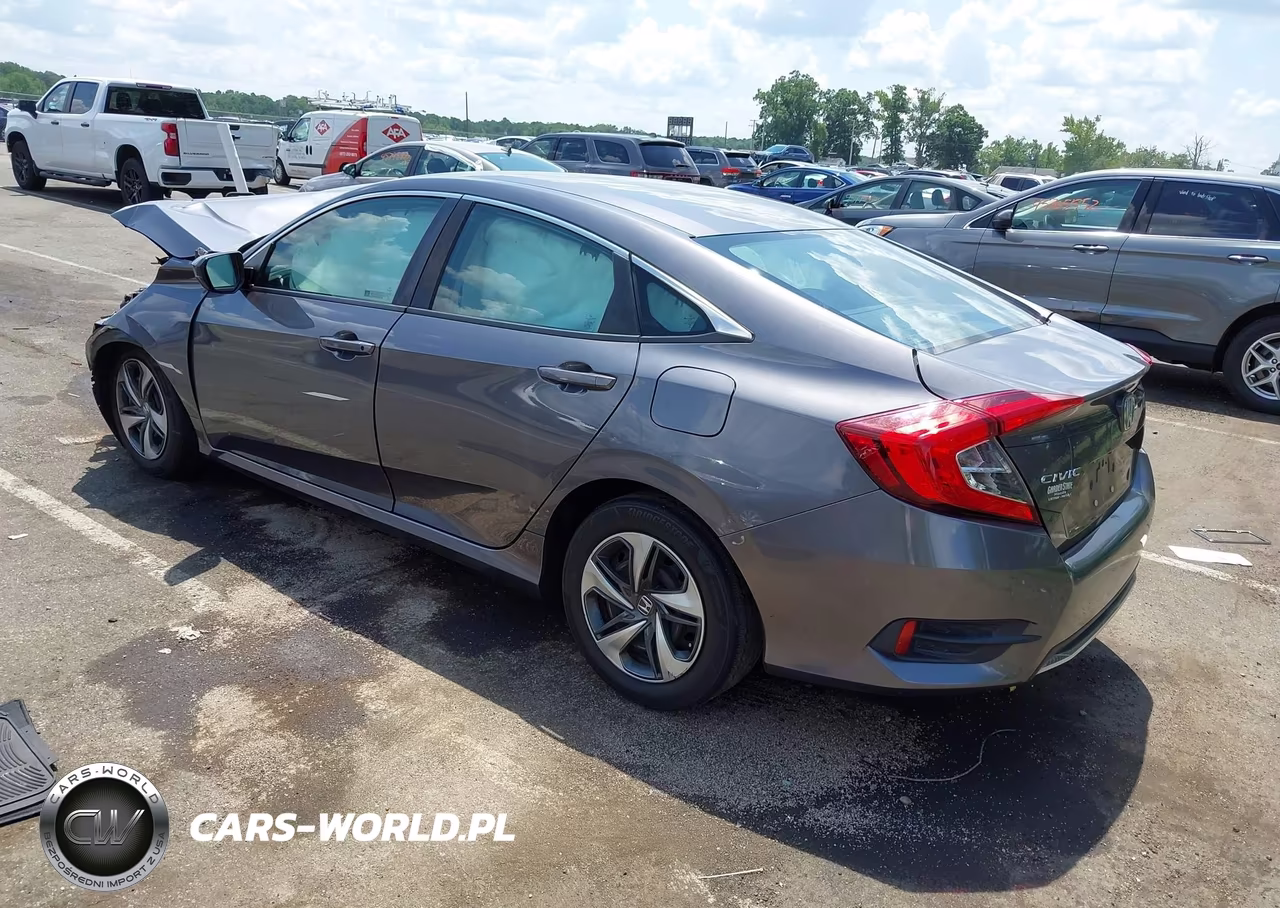 2019 Honda Civic Lx VIN:2HGFC2F67KH591484 - 3