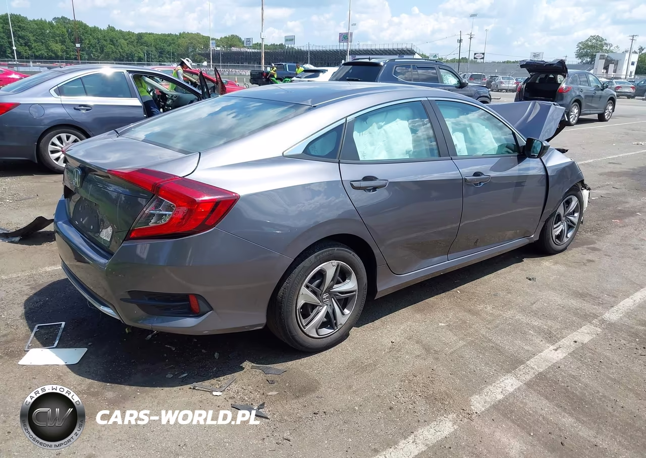 2019 Honda Civic Lx VIN:2HGFC2F67KH591484 - 4