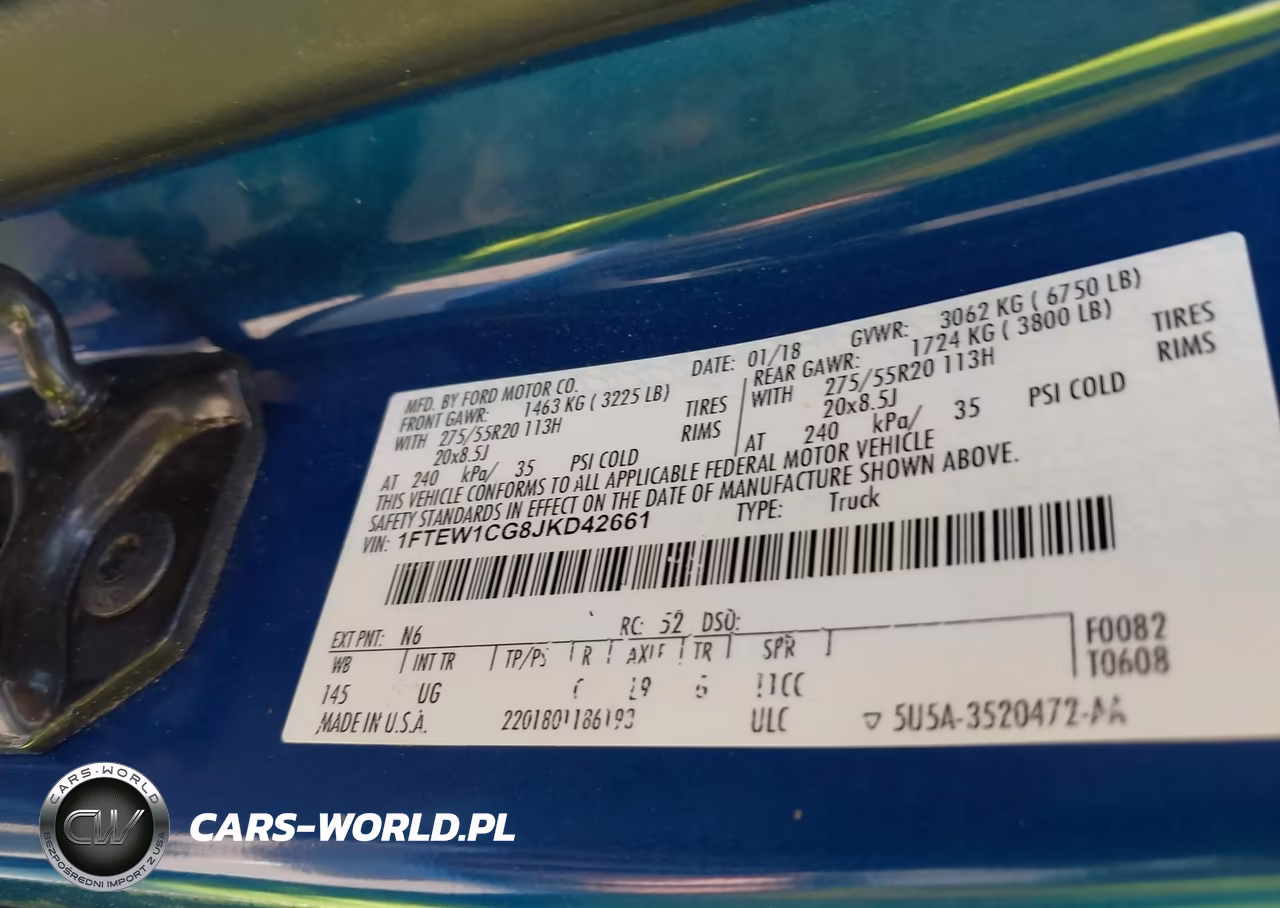 2018 Ford F-150 Xlt VIN:1FTEW1CG8JKD42661 - 9