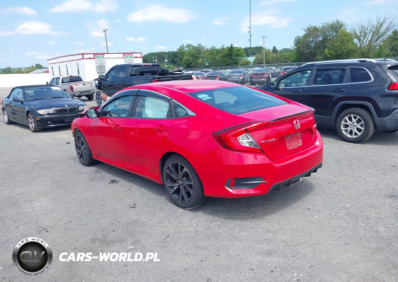 2020 Honda Civic Sport VIN:2HGFC2F83LH585443 - 3