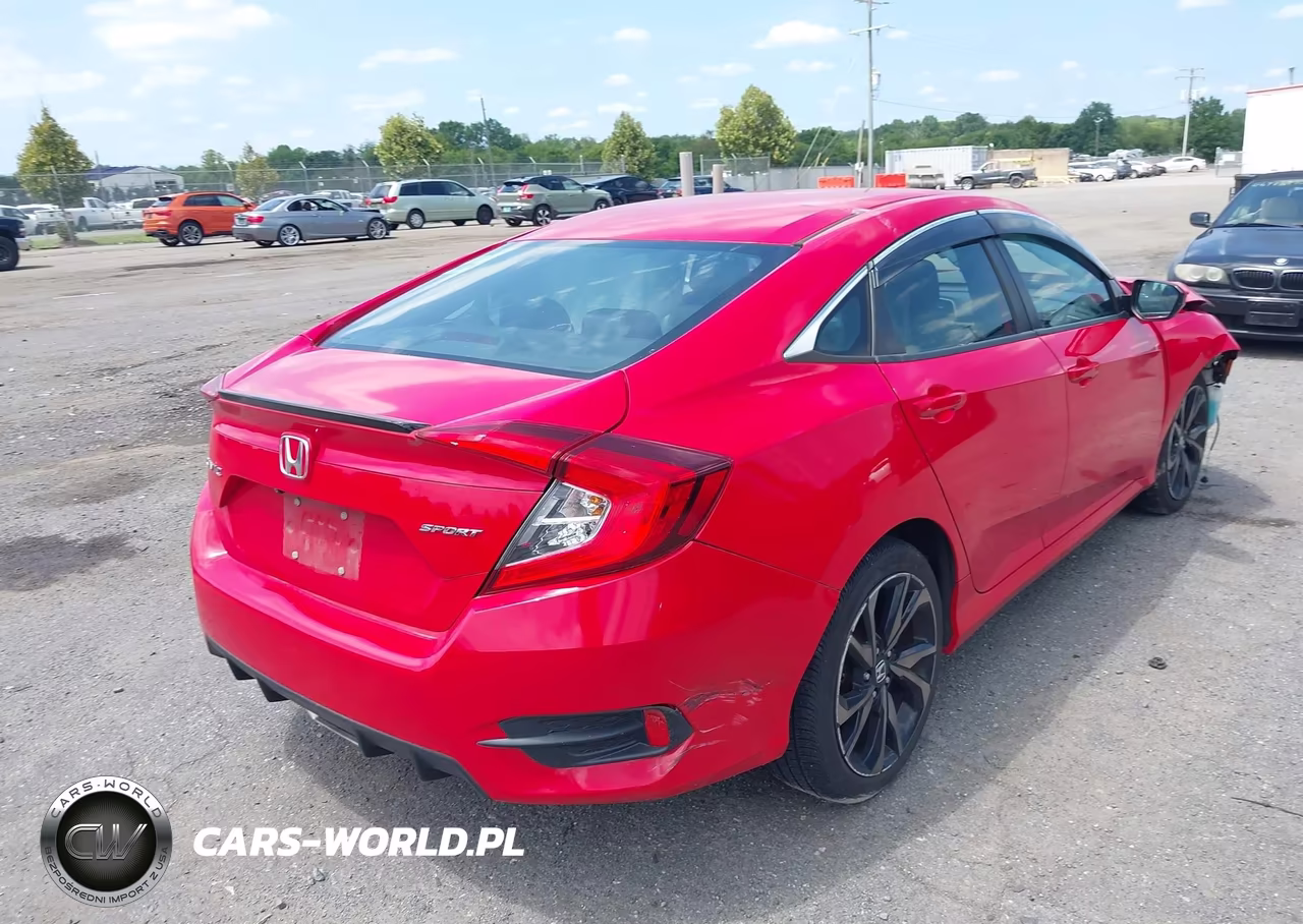 2020 Honda Civic Sport VIN:2HGFC2F83LH585443 - 4