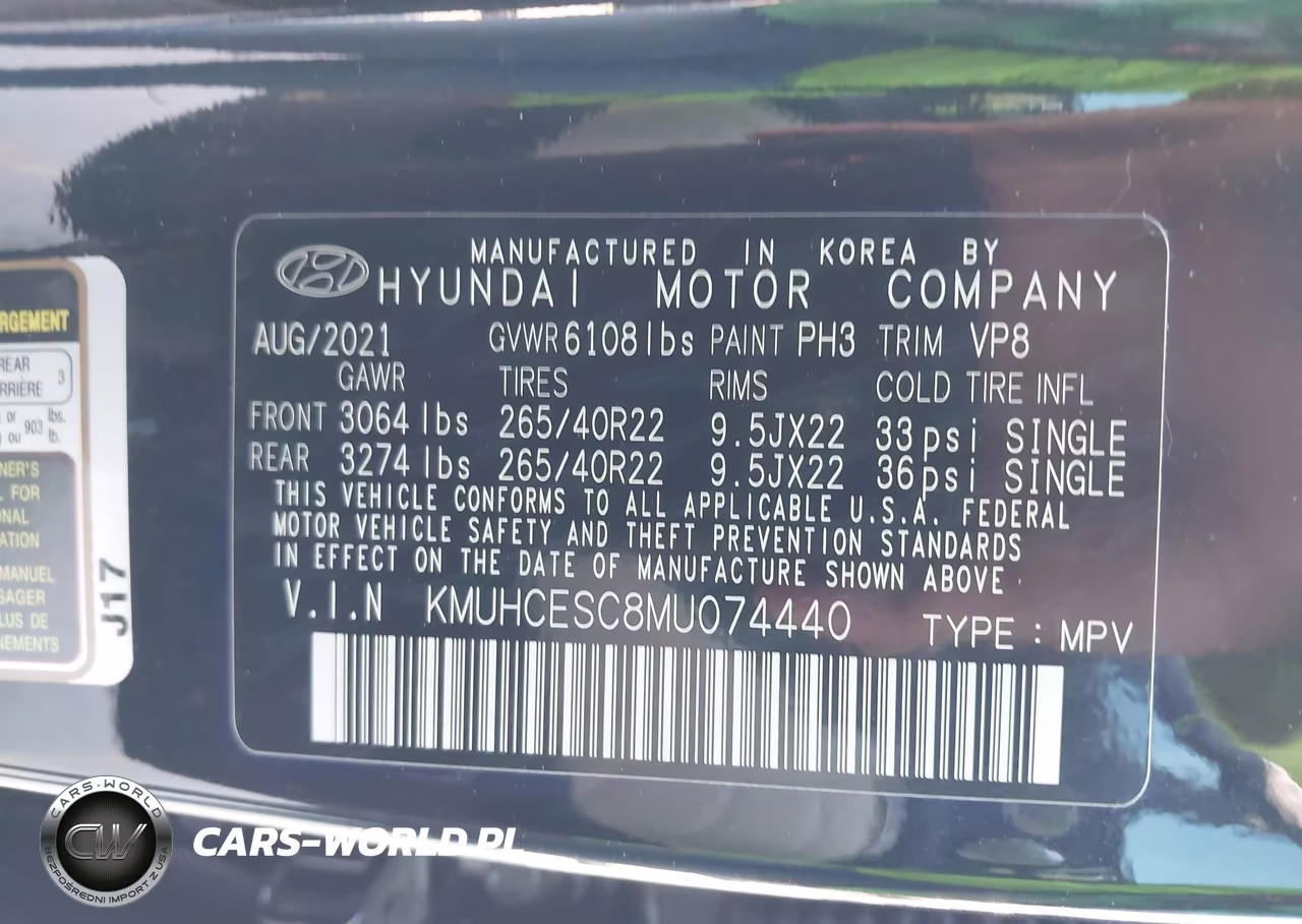 2021 Genesis Gv80 3.5T Awd VIN:KMUHCESC8MU074440 - 9