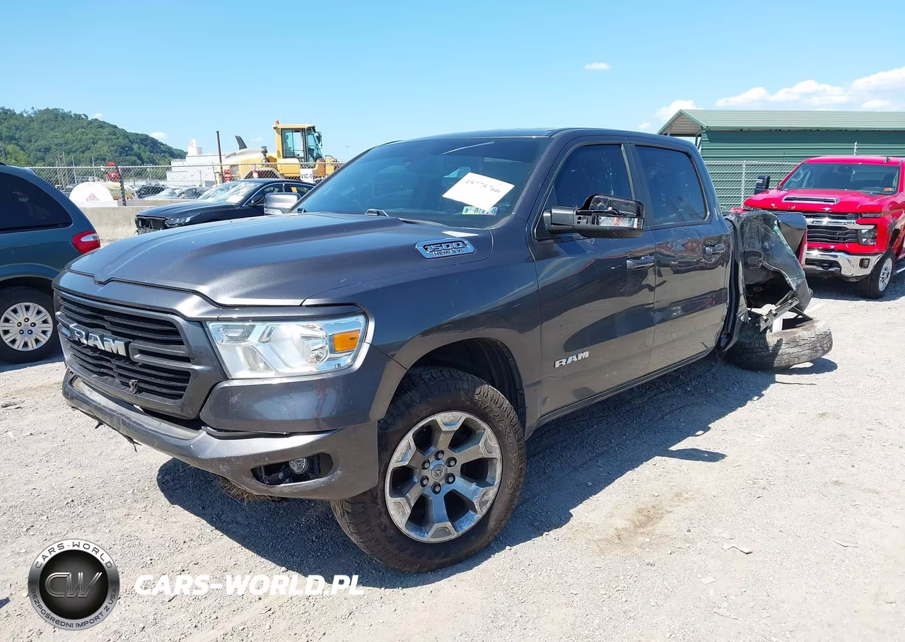 2019 Ram 1500 Big Horn-Lone Star 4X4 6'4 Box VIN:1C6SRFMT6KN699900 - 2