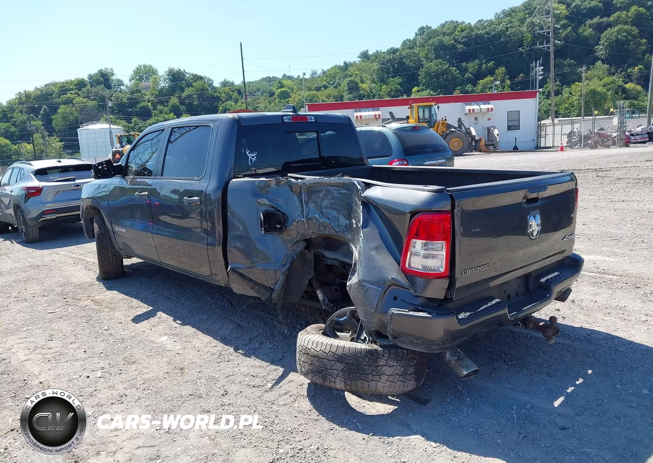 2019 Ram 1500 Big Horn-Lone Star 4X4 6'4 Box VIN:1C6SRFMT6KN699900 - 3