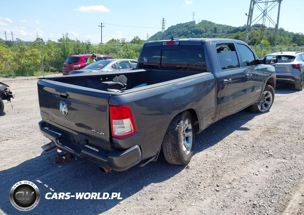 2019 Ram 1500 Big Horn-Lone Star 4X4 6'4 Box VIN:1C6SRFMT6KN699900 - 4