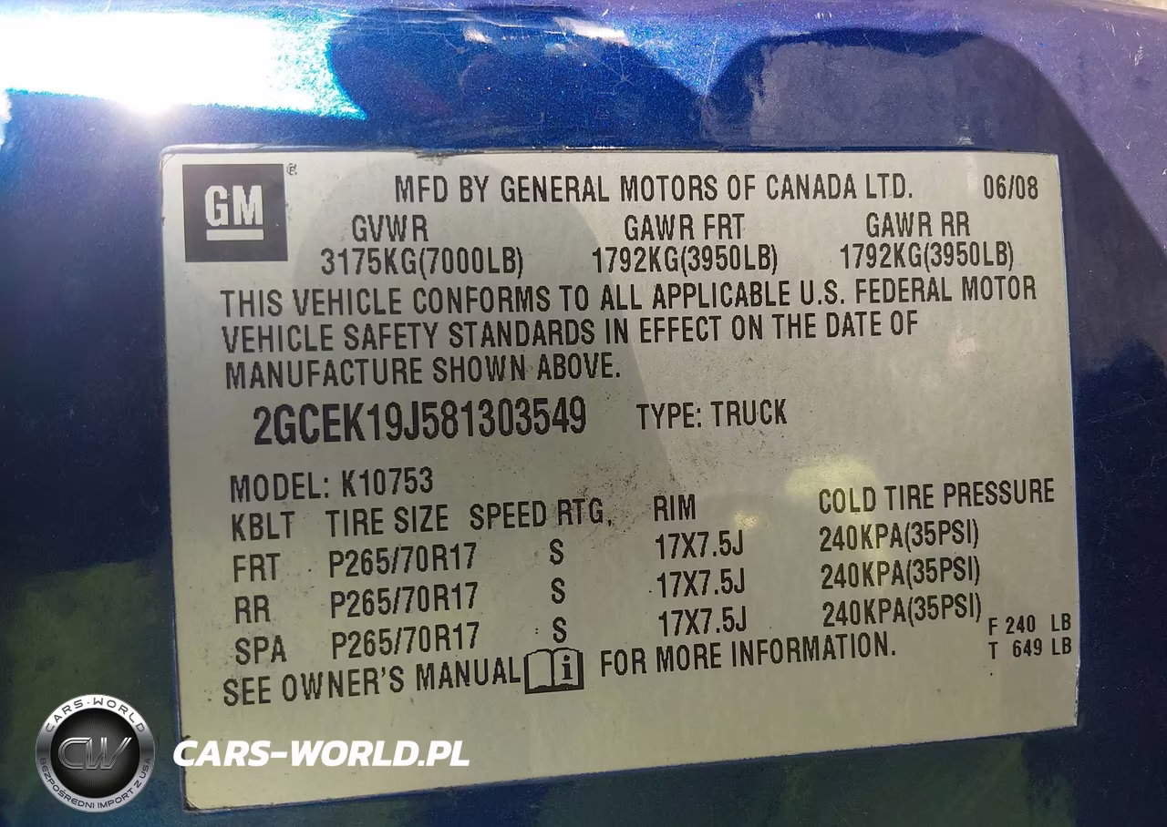 2008 Chevrolet Silverado 1500 Lt1 VIN:2GCEK19J581303549 - 9