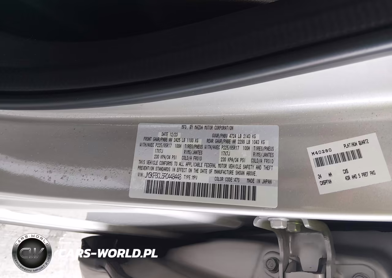 2024 Mazda Cx-5 2.5 S Preferred VIN:JM3KFBCL6R0448448 - 9
