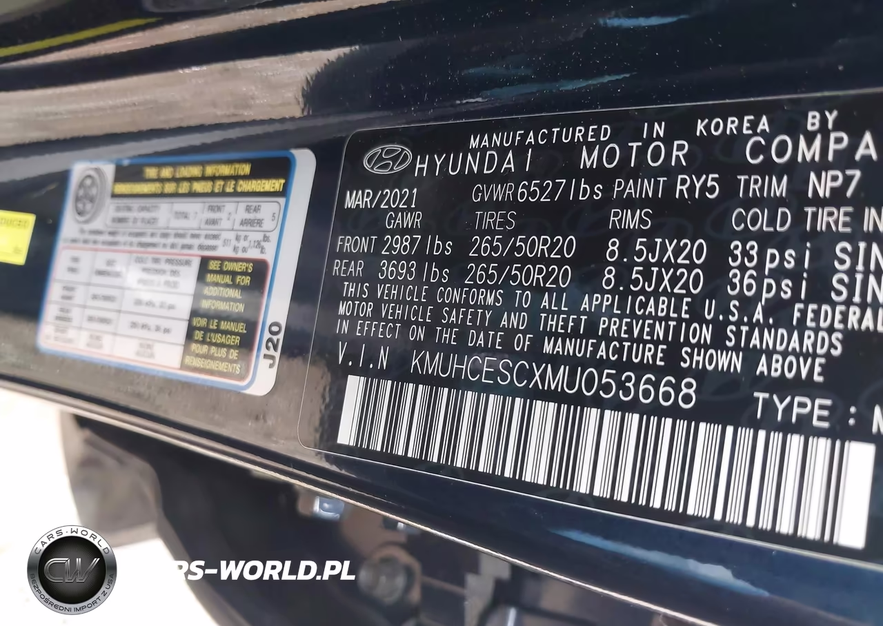 2021 Genesis Gv80 3.5T Awd Advanced VIN:KMUHCESCXMU053668 - 9