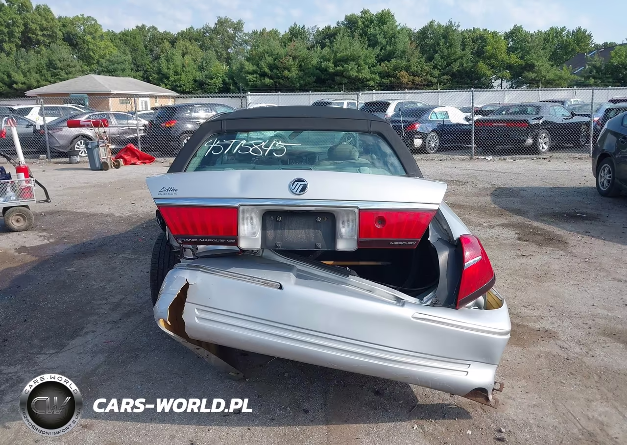 2000 Mercury Grand Marquis Gs VIN:2MEFM74W7YX646976 - 16