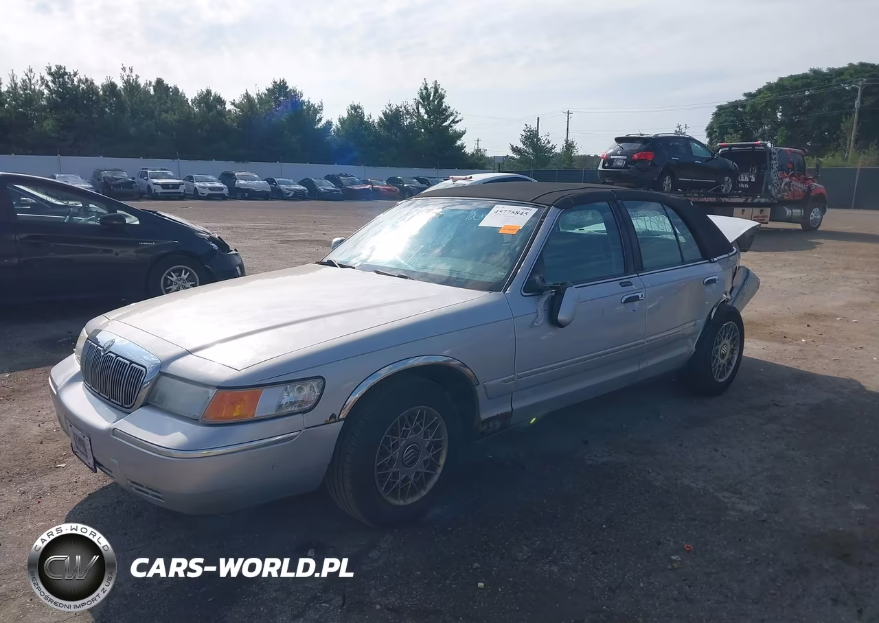2000 Mercury Grand Marquis Gs VIN:2MEFM74W7YX646976 - 2