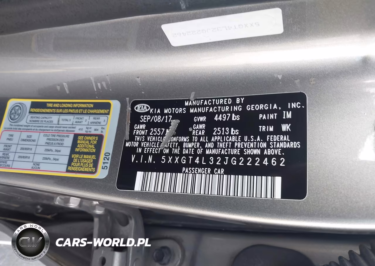 2018 Kia Optima Lx VIN:5XXGT4L32JG222462 - 9