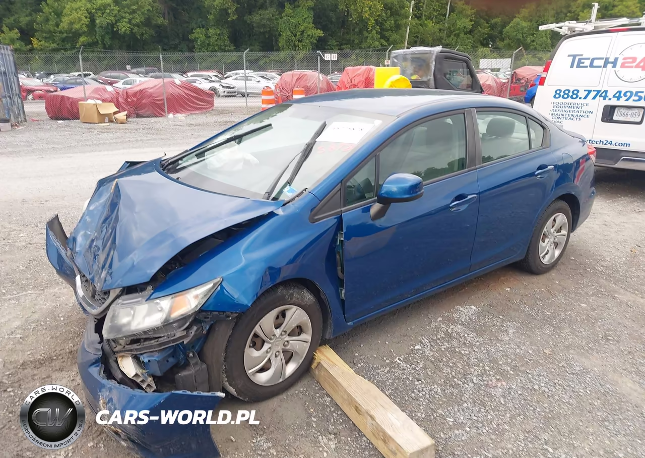 2013 Honda Civic Lx VIN:2HGFB2F52DH593477 - 2