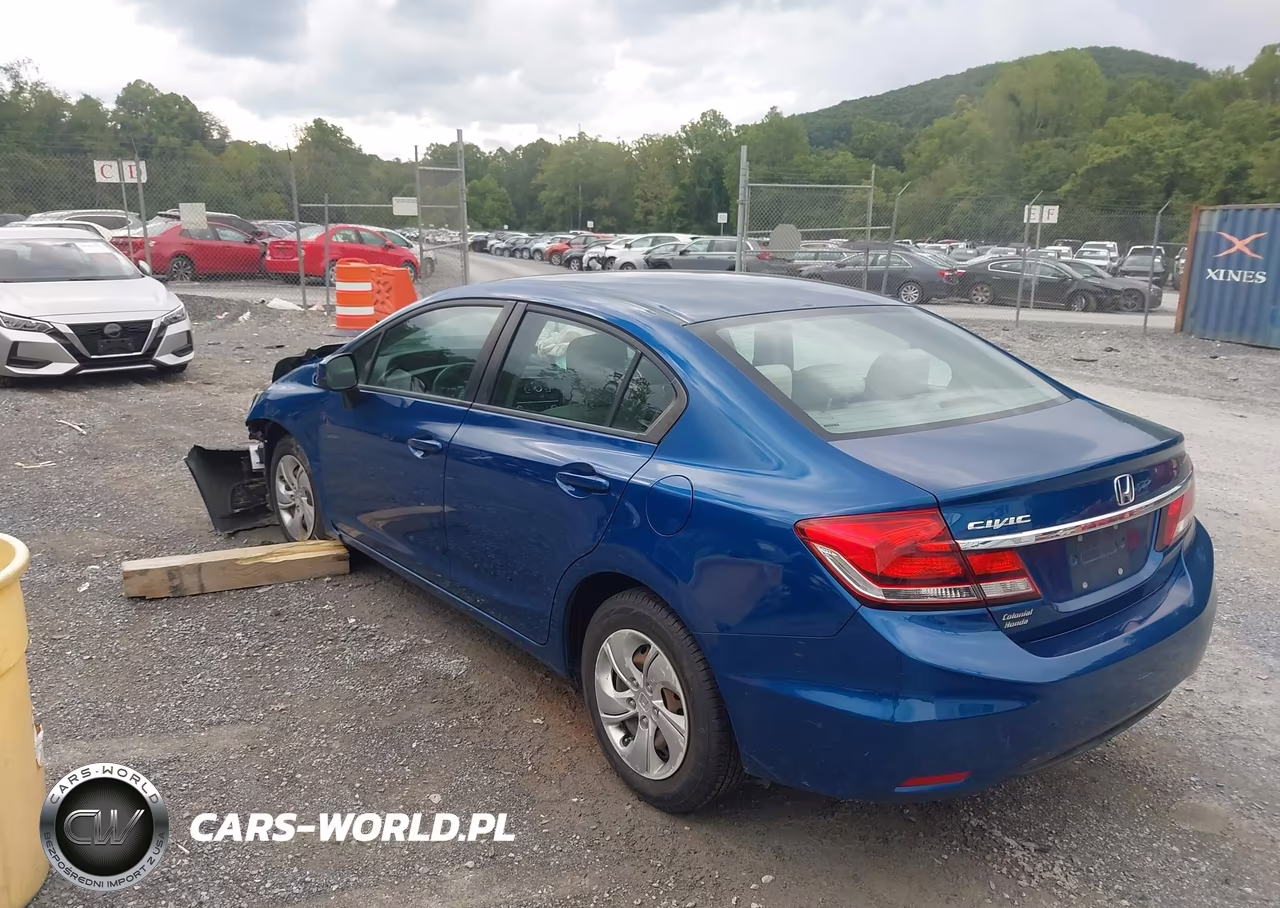 2013 Honda Civic Lx VIN:2HGFB2F52DH593477 - 3