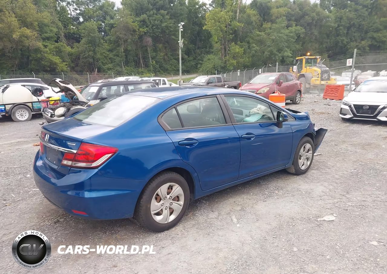 2013 Honda Civic Lx VIN:2HGFB2F52DH593477 - 4