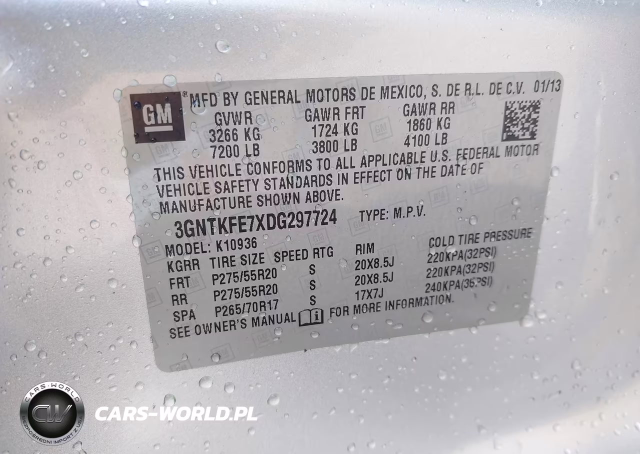 2013 Chevrolet Avalanche Lt VIN:3GNTKFE7XDG297724 - 9