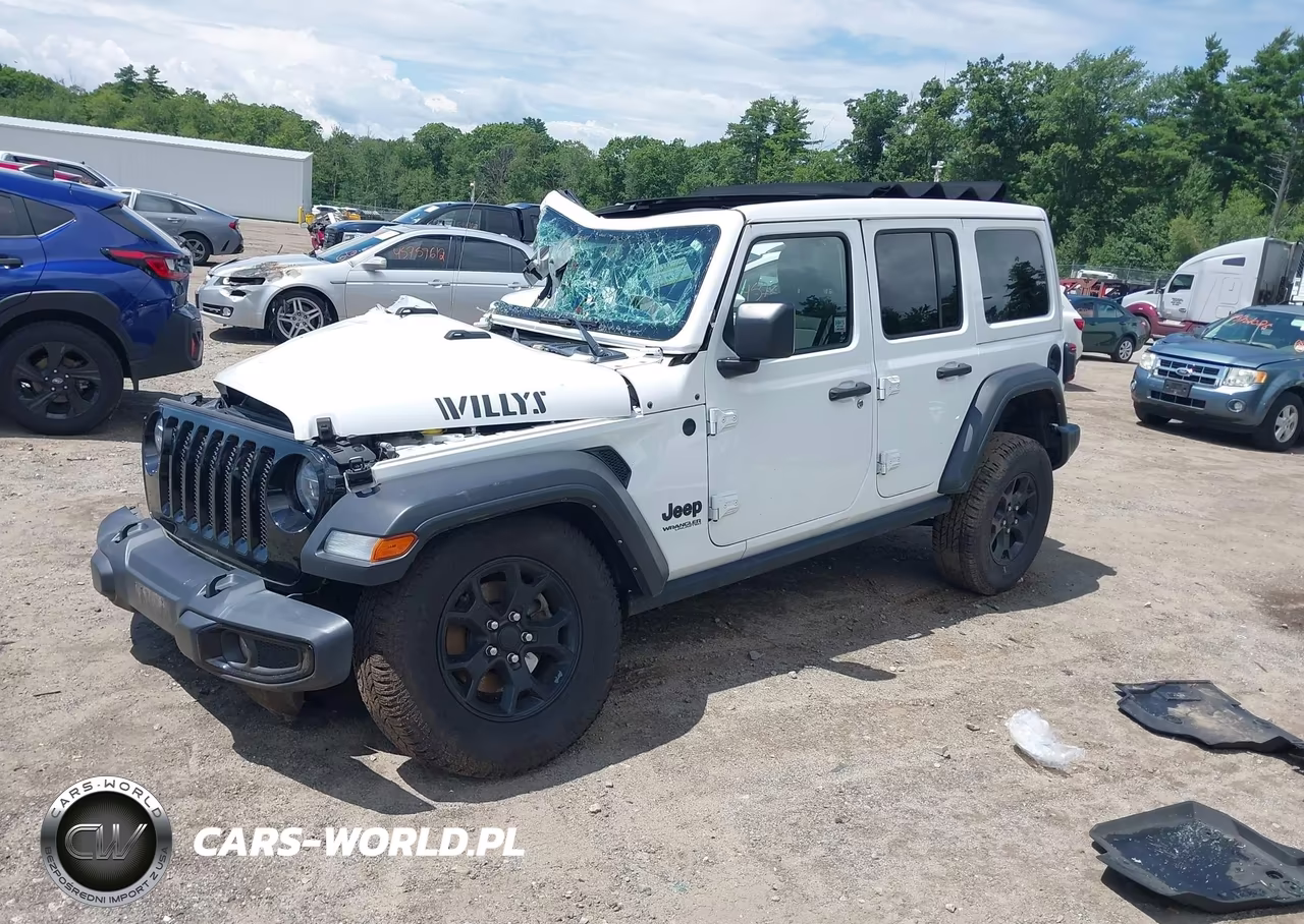 2021 Jeep Wrangler Unlimited Willys 4X4 VIN:1C4HJXDG4MW750925 - 2